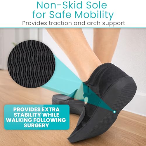 Vive Post Op Shoe - Lightweight Medical Walking Boot with Adjustable Strap Small