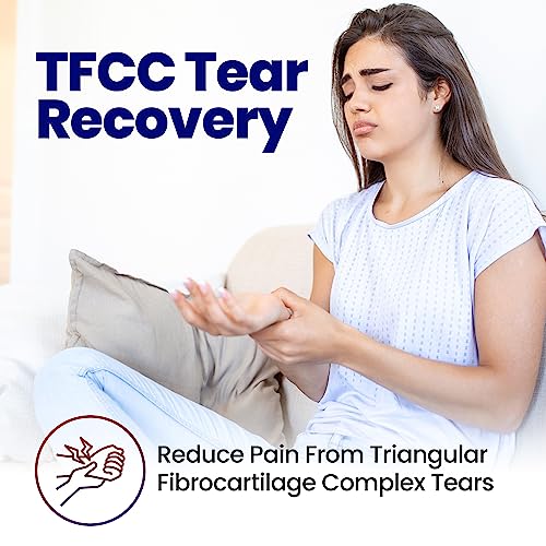 ARMSTRONG AMERICA Wrist Wrap For TFCC Tears (Small) + Wrist Wraps for Wrist Tendonitis (Fits Most) Bundle