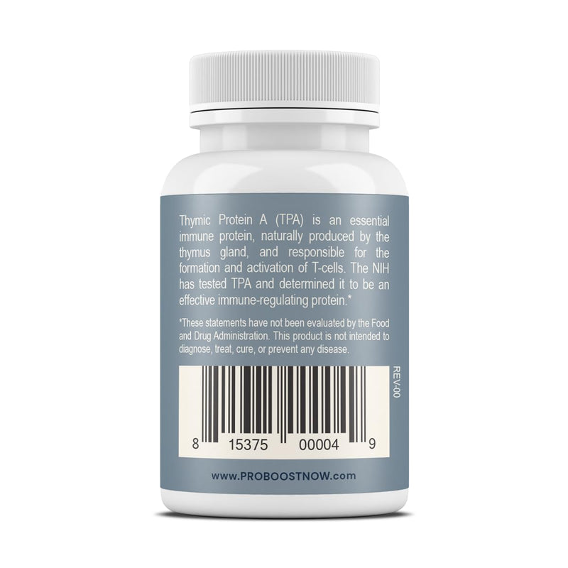 Thymic Protein A Tablets (1 McG TPA) – Immune System Support Supplement – All Natural, Non-GMO, Fast-Dissolve Sublingual Tablets – 30 Tablets 30 Count (Pack of 1)