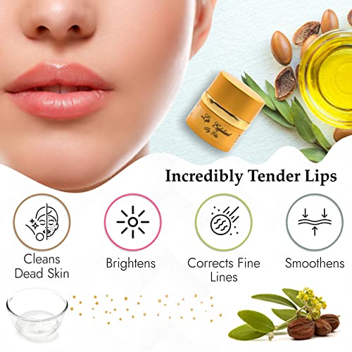 Ella Lip Chic Lip Exfoliator Gentle Lip Scrub for Soft Lips, 0.5 oz 0.51 Ounce (Pack of 1)