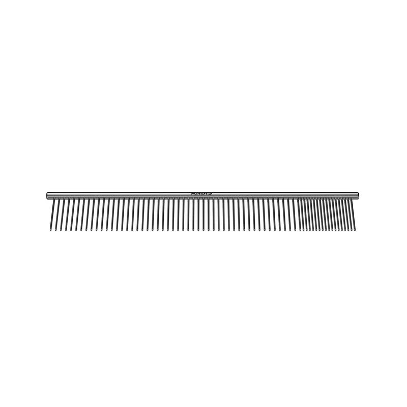 Andis 68545 Stainless-Steel Comb for Knots, Mats & Loose Hair Removal - Effective Dematting Tool Comfortable, Lightweight, Portable & Safe for Dogs, Cats & Pets – Silver, 10-Inch 10 Inch - BeesActive Australia