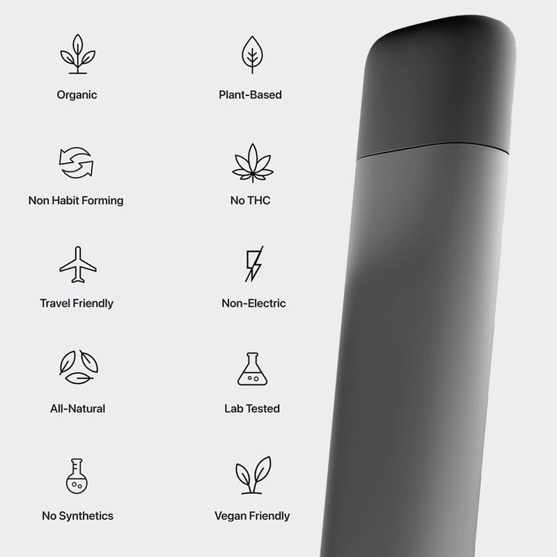 Organic Flavored Oxygen: Quit Smoking Naturally | Hold, Feel, and Puff Without Harm Tangerine - BeesActive Australia