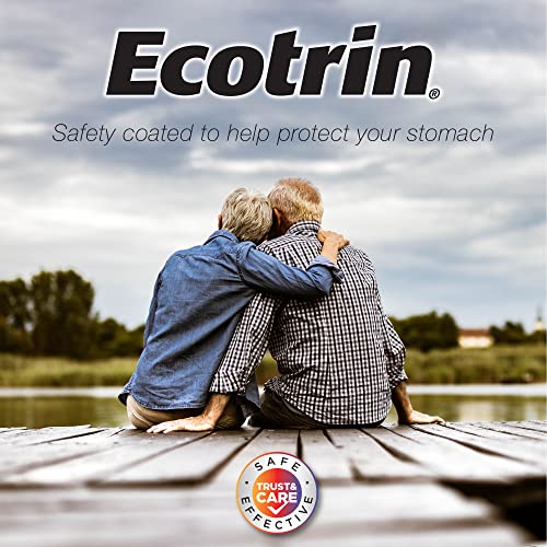 Ecotrin Low Strength Aspririn, (NSAID) Pain Reliever, 81mg, 150 Count 150 Count (Pack of 1)