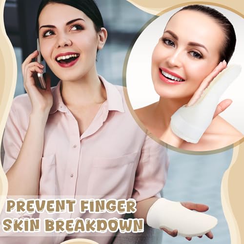 Nuanchu 4 Pcs Left Hand Palm Protectors Finger Contracture Guard Cushion