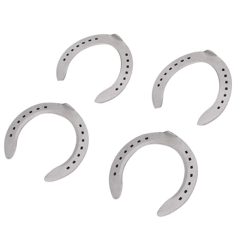 Aluminum Alloy Horseshoe, Horse Riding Tool, Sturdy Horseshoe Accessories, for Horse & Racing(No. 4) - BeesActive Australia