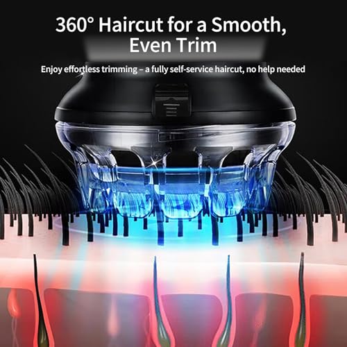 Self Hair Clippers for Men Set Cordless Electric Short Hair Trimmer Grooming Kit for Mens Professional, Waterproof Personal Trimmers Haircut for Man Male Family Black