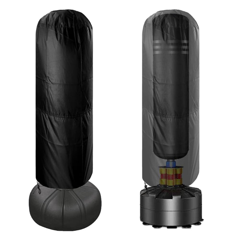 Punching Bag Cover Outdoor Standing Boxing Bag Cover Waterproof Freestanding Punching Bag Protective Cover Free Standing Boxing Bag Cover 30"Dx69"H