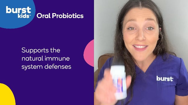 Burst Kids Probiotics (Strawberry Vanilla/45 Chewable Lozenges)