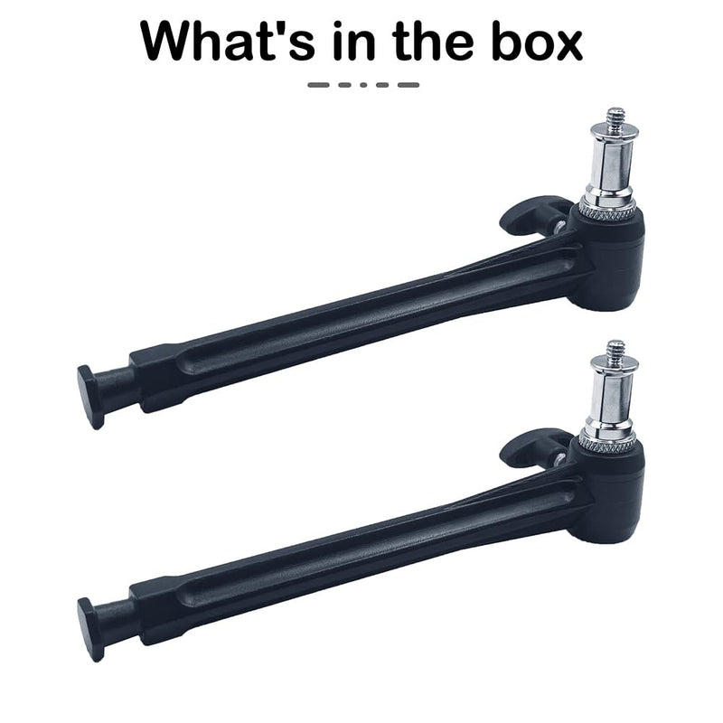 6 Inch Extension Arm with Spigot for Super Clamp - Versatile and Sturdy Photography Accessory for Enhanced Equipment Mounting(2 Pack) - BeesActive Australia