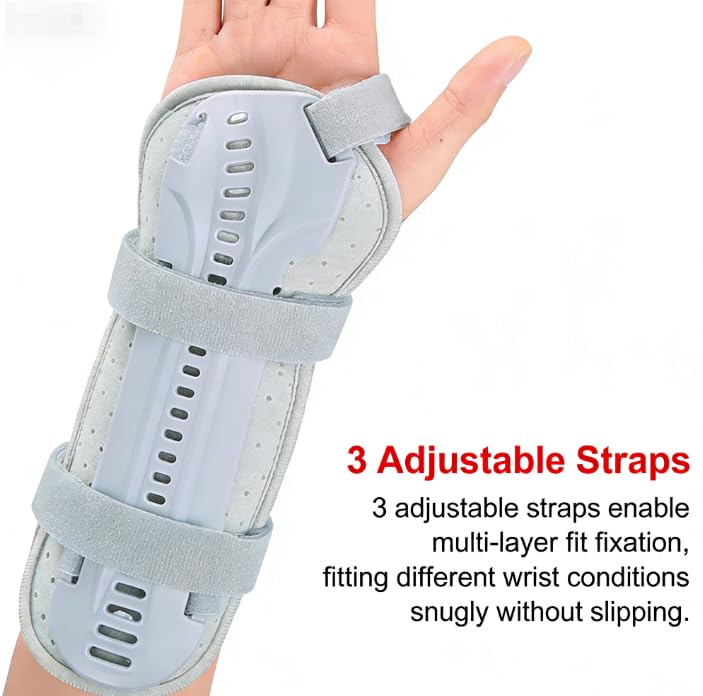 Wrist Brace with Reinforced Splint for Left Hand Child - Pediatric Wrist Injury Prevention, Lightweight & Breathable Fixator, 1pc