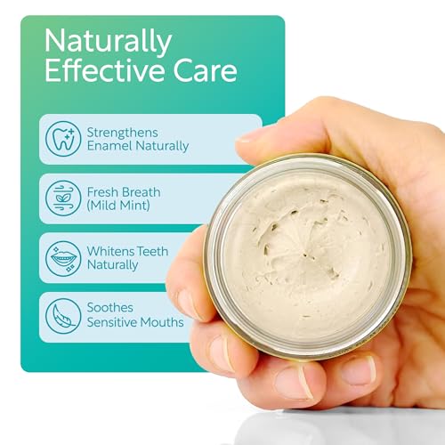 Uncle Harry’s Natural Products Bliss Mint Toothpaste 2 Pack (3 oz) – Alkalizing Mineral Tooth Powder, Fluoride-Free Natural Oral Care, Fresh Breath, Supports Healthy Teeth & Gums, Herbal Formula