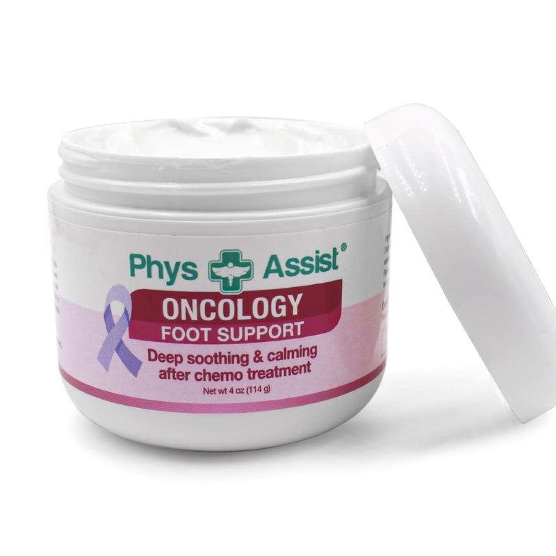 PhysAssist Oncology Foot Support, Soothing, Calming and Hydrating After Chemo. Non irritant, Clinically Tested. 4 oz Jar - BeesActive Australia