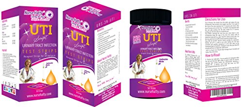 Nurse Hatty - UTI Test Strips 50ct. (2 Sealed Packs of 25ct. per Barrel) Professional Grade Urinary Tract Infection Test Strips - Urinalysis Test to Analyze Leukocytes, Nitrite & pH - BeesActive Australia