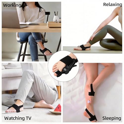 Bunion Corrector for Women & Men, Adjustable Orthopedic Bunions Correction, Breathable Bunion Brace Anti-Slip Bunion Fixer & Straightener Hallux Valgus Pain Relief for Left and Right Feet