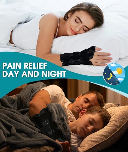 Oyakin Carpal Tunnel Wrist Brace Night Support, Thumb Brace for Men Women