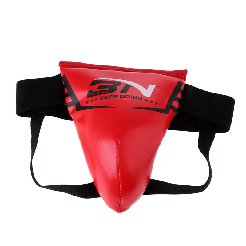 SM SunniMix Safety Groin for Kids Adult, Boxing Cup -Fitting, MMA BBJ Grappling for Men Youth Red S Kids