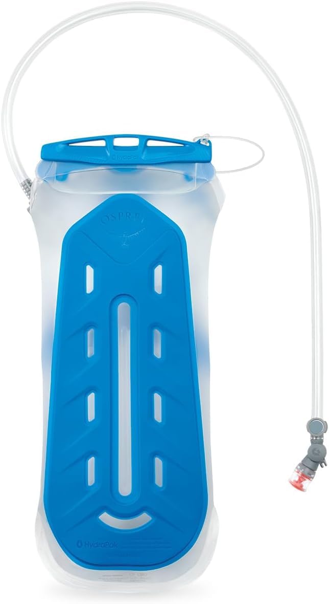 Osprey Hydraulics Backpack Water Reservoir with Bite Valve - BPA-Free, Leakproof Hydration Bladder with QuickConnect and Slide-Seal - Compatible with Most Hiking and Biking Packs, Clear 2L - BeesActive Australia