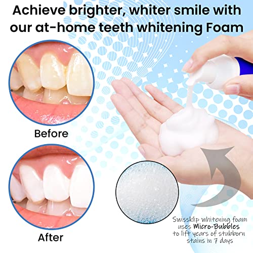 Swissklip Teeth Whitening Foam & Teeth Whitening Pen Combo Pack