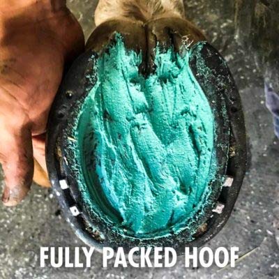 *New Heat Resistant Formula* Horse Hoof Thrush Treatment Clay and White Line Equine Care: Effective on Horses, Cows, Goats, Sheep, Pigs and All Hooved Animals-7lb Bucket 25 oz - BeesActive Australia