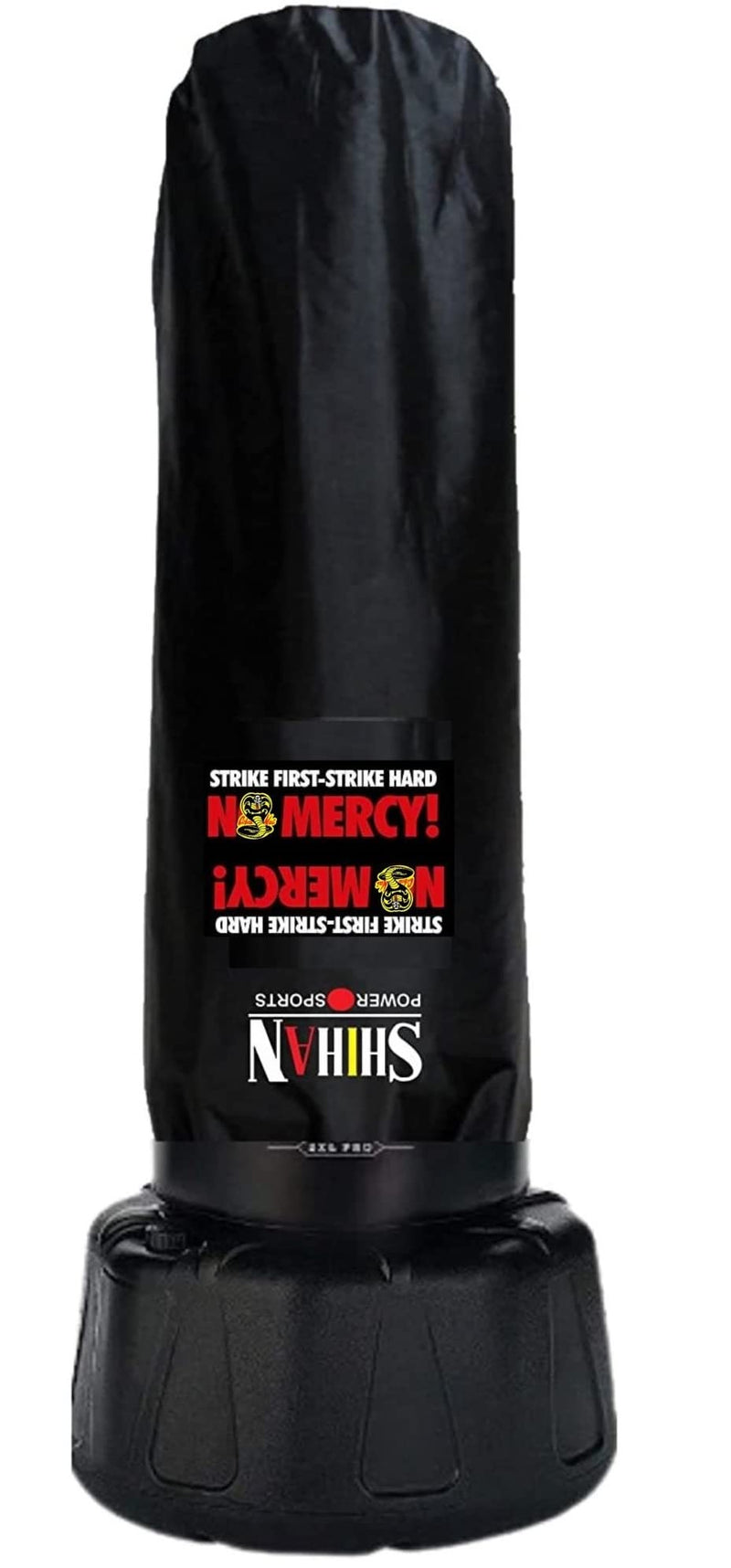 Boxing Bag Cover NO MERCY STRIKE HARD In/Outdoor 5-6ft & 24inch Diameter Large Bag punch bag Outdoor Protection for your boxing Bag , Ideal for freestanding boxing bags - BeesActive Australia