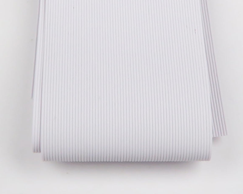Hareline Fly Tying Fine Round Rubber - White