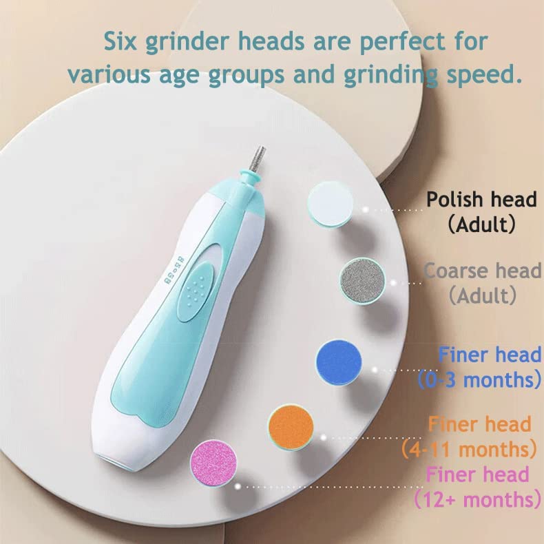 PandaEar Baby Healthcare and Grooming Kit, Baby Nursery Health Care Set, Electric Safety Nail Trimmer Newborn Essentials Kit for Infant Toddlers Kids (19 in 1, Blue) - BeesActive Australia