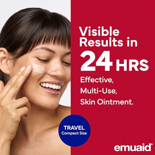EMUAIDMAX First Aid Ointment for Eczema-Prone, Dry & Itchy Skin, 0.5 oz 0.5 Ounce (Pack of 1)
