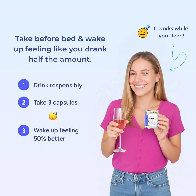 Supplement with Milk Thistle, L-Cysteine, DHM | 12 Doses | Support Your Liver, Feel Better After Drinking, Prickly Pear, DHM, L-Cysteine, Milk Thistle