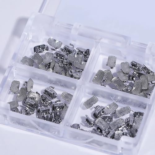 DENTASOP 80 Pcs Simple Metal Mouth Tubes Set Orthodontic Leather Straps for MBT/Roth Tools 0.022 (0.022 2nd MBT) 0.022 2nd MBT