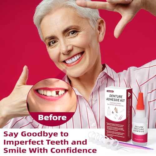 Dental Lab Instant Bonding Dental Glue, Gel (1oz), Quick Adhesive, Experience a Secure Bond that Lasts from Days to Weeks