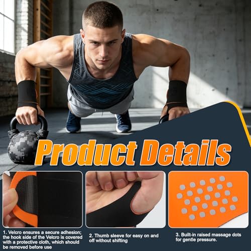 VZZNN 4 Pack Wrist Brace Support for Carpal Tunnel