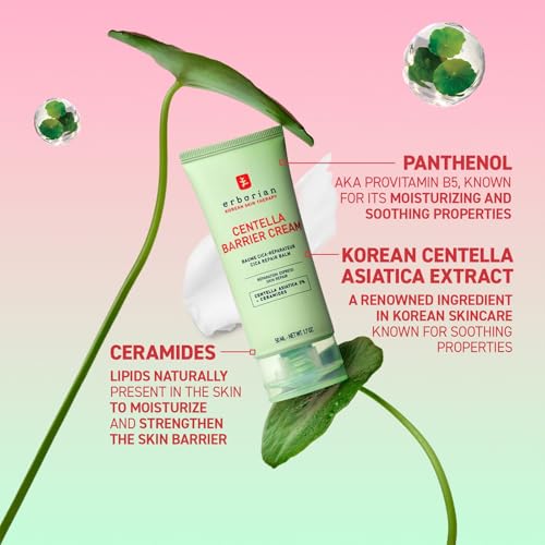 Erborian Centella Barrier Cream with Ceramides, Korean Skincare