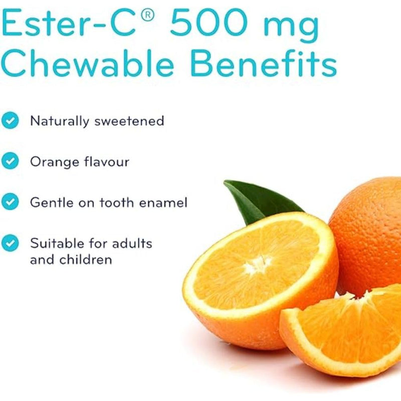 Sisu Ester C 500Mg Orange Chew, 90 CT