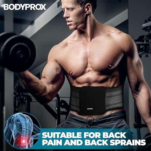 Bodyprox Breathable Back Brace, Back Support Brace for Men and Women. Medium