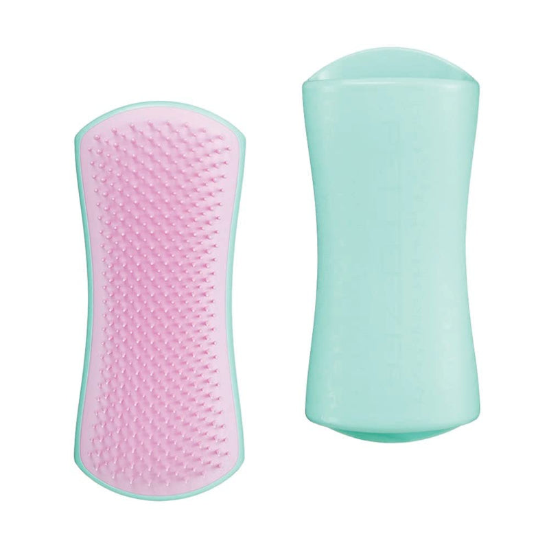 Tangle Teezer | Pet Teezer | Deshedding and dog grooming brush | Dry brush or dog bath brush | Mint & Pink Mint green and pink - BeesActive Australia