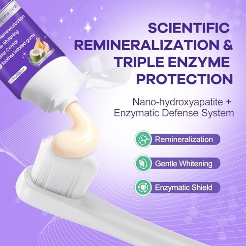 Enzymatic Dog & Cat Toothpaste with Nano-Hydroxyapatite (nHA) + Ultra Soft Bristles Toothbrush
