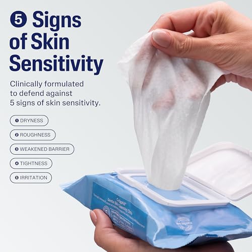 Cetaphil Cleansing Face & Body Wipes, Fragrance Free, 25ct, 3-Pack