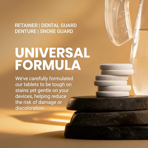Coffee & Tea Retainer Cleaner Tablets, Mint, 4 Month Supply by M4