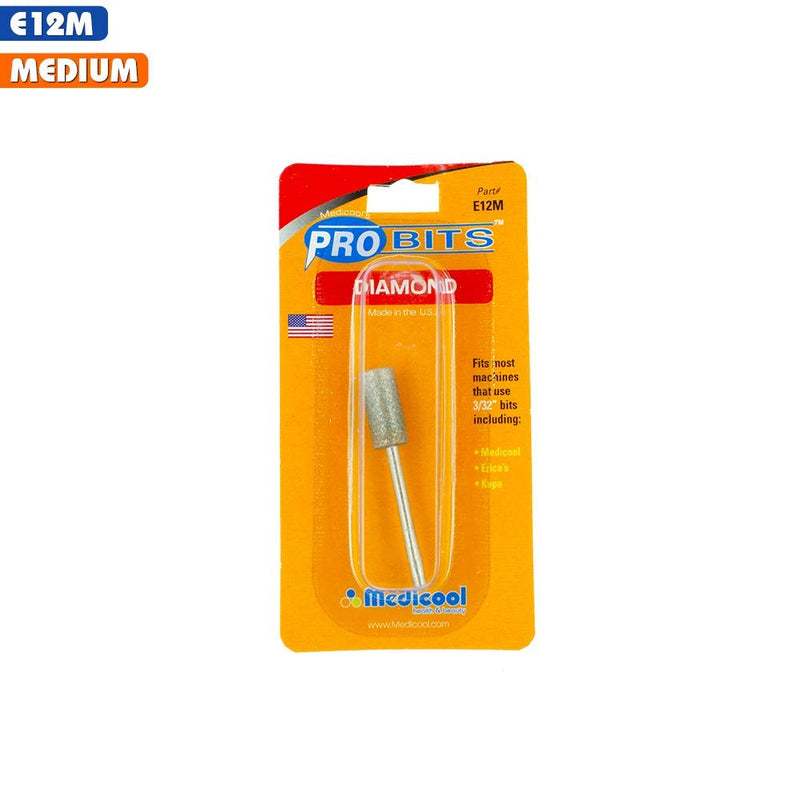 Medicool Diamond Barrel Filing and Shaping Manicure and Pedicure Nail Tool Bit | E12M - BeesActive Australia