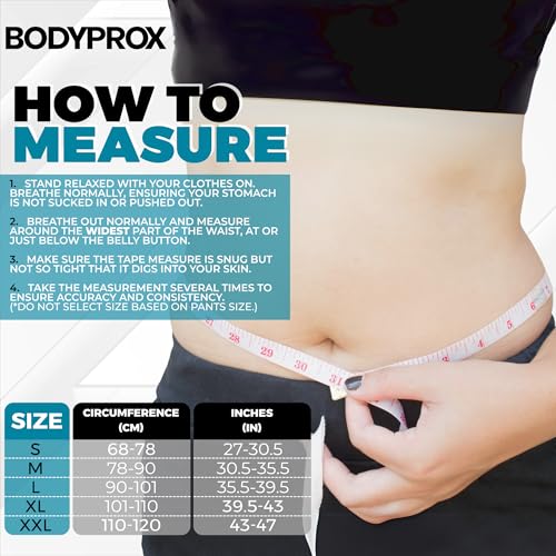 Bodyprox Breathable Back Brace, Back Support Brace for Men and Women. Medium