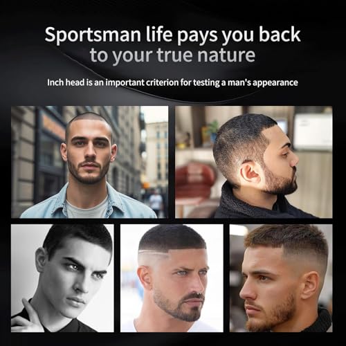 Self Hair Clippers for Men Set Cordless Electric Short Hair Trimmer Grooming Kit for Mens Professional, Waterproof Personal Trimmers Haircut for Man Male Family Black