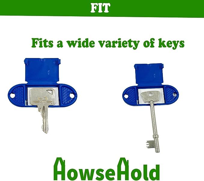 Key Turner Aid for Arthritis Pack of 4 Easy Grip Key Handles for Elderly, Disabled, Weak Hands, MS, Parkinson‚Äôs Ergonomic Handle Helps Turn Keys with Ease (4 Colours) 4 Colours
