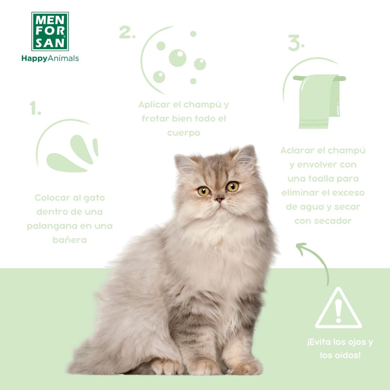 MENFORSAN Very mild ecological shampoo for cats and kittens, 300ml - BeesActive Australia