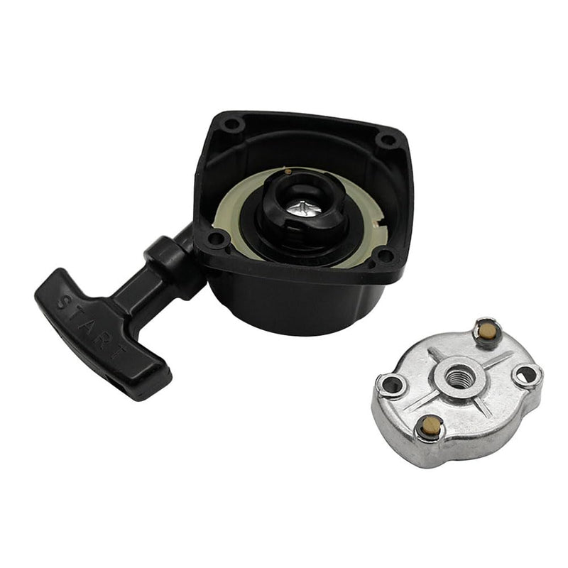 Rc Marine 26cc 29cc 30cc Engine Pull Starter for Zenoah CY RCMK QJ BWS Rc Racing Boat Parts Distance Between Mounting Holes is 50mm (Black) Black