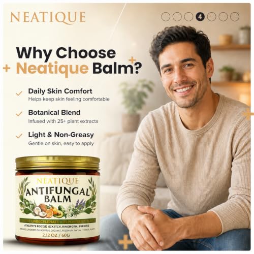 10% Zinc Undecylenate Balm, Foot Care Cream, 2.12 oz