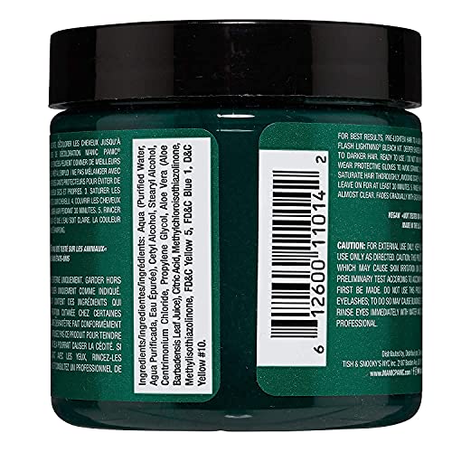 Manic Panic Semi Permanent Green Envy Hair Dye, 4 oz, 2 Pack