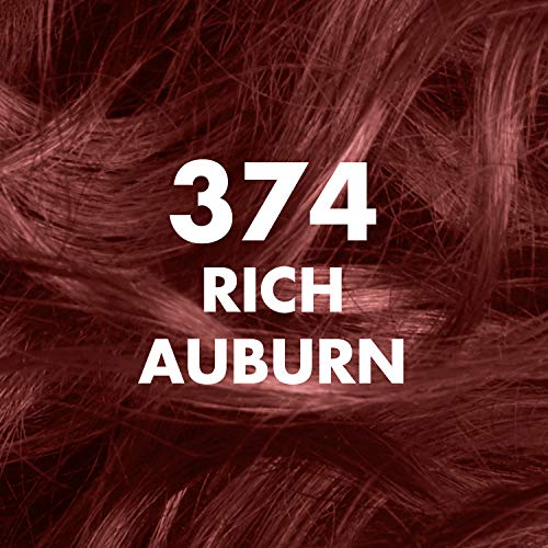 SoftSheen-Carson Dark and Lovely Fade Resist Rich Conditioning Hair Color, Permanent Hair Color, Up To 100 percent Gray Coverage, Brilliant Shine with Argan Oil and Vitamin E, Rich Auburn (Pack of 2) Rich Auburn 374 1 Count (Pack of 2)