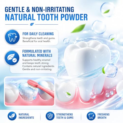 Nano Hydroxyapatite Powder for DIY Toothpaste, Teeth Whitening Repair Tooth Enamel Strong Teeth High Material hydroxyapatite are Very Suitable for DIY 2.1oz(60g)