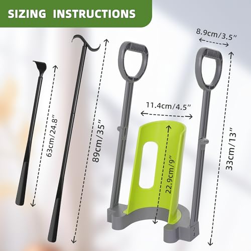 Compression Sock Aid Device - Sock Aids for Compression Stocking - Helper Device for Putting on Hosiery -with Replaceable Dressing Stick