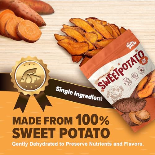 Digestive Wellness for Dogs – Pumpkin Powder & Sweet Potato Chews – High Fiber Natural Digestive Support, Healthy Treats & Food Topper